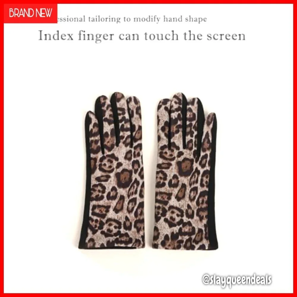 Women's Touchscreen Fleece Gloves, Stretch Fit, Cold Weather Driving